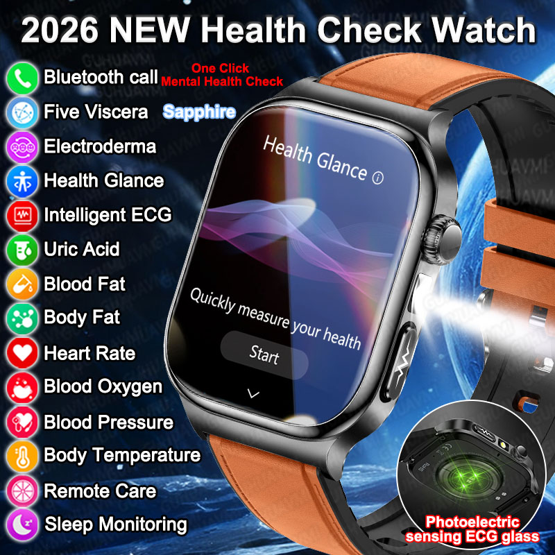 Fall Detection Watch - Inteligentny zegarek 2026 z precyzyjną diagnostyką,