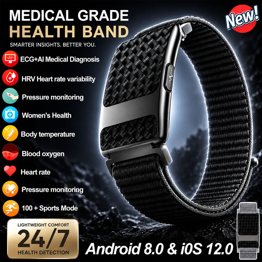 2026 Nowa bransoletka fitness  – Fall Detection Watch recenzja i cena